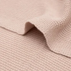 Jollein Deken Wieg - Basic Knit - 75 x 100 cm - Oatmeal