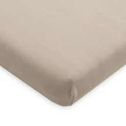 Jollein Hoeslaken Boxmatras - 75 x 95 cm - Jersey - Nougat