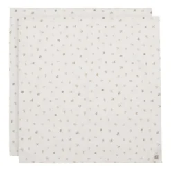 Jollein Hydrofiele Doek - Animal Friends - Large - 115x115 cm - 2 Stuks