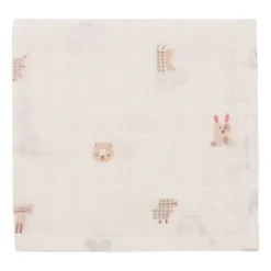 Jollein Hydrofiel Monddoekje - Animal Friends - 31x31 cm - 3 Stuks