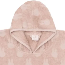 Jollein Jacquard Badponcho Miffy - Badstof - Wild Rose