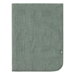 Jollein Jungle Jambo Wiegdeken - 75 x 100 cm - Ash Green / Laurel