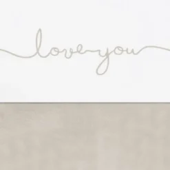 Jollein Love You Ledikantlaken Nougat 120 x 150 cm