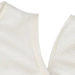 Jollein Slaapzak Winter Met Afritsbare Mouw Rond - 60 cm - Rib - Ivory