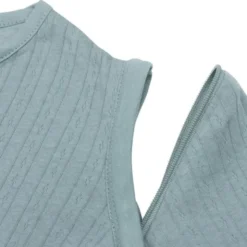 Jollein Slaapzak Zomer Met Afritsbare Mouw - 60 cm - Ajour Seagreen