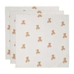 Jollein Teddy Bear Multidoek Hydrofiel Small 3 Stuks