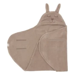 Jollein Wikkeldeken - Milky Coffee - Bunny Cloudy Rib