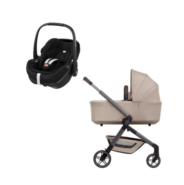 Joolz Hub 2 Kinderwagen 3-in-1 - Sandy Taupe | Joolz X Maxi-Cosi Pebble 360 Pro 2 Autostoeltje
