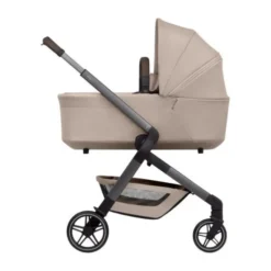 Joolz Hub 2 Kinderwagen 2-in-1 - Sandy Taupe | Cybex Cloud T Plus Autostoeltje - Sepia Black | Cybex Base T - Black