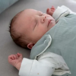 Julius Zöllner Muslin Babyslaapzak - Groen - 50/56 cm