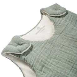 Julius Zöllner Muslin Babyslaapzak - Groen - 50/56 cm