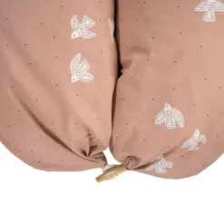 Julius Zöllner Organic Voedingskussen Nappi – Roze – Birdy – 190 cm