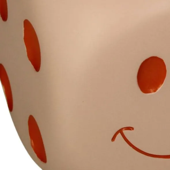 Kersten Ornament Dobbelsteen Smiley LED - Geel