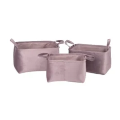 KidsDepot Billie Opbergmanden Lavendel 3 stuks