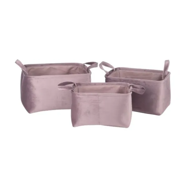 KidsDepot Billie Opbergmanden Lavendel 3 stuks