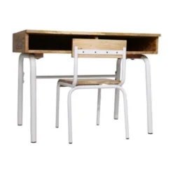 Kidsdepot Bureau met Stoel - Original - Mango/Wit