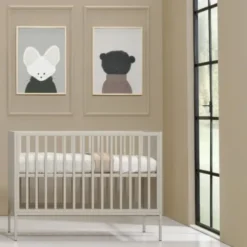 Kidsmill Amy Babykamer Oatmeal | Bed 60 x 120 cm + Commode Breed