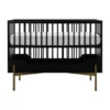 Kidsmill Boutique Babybed Zwart / Brass 60 x 120 cm