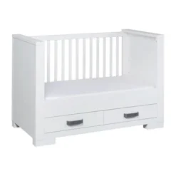 Kidsmill Brent Babybed Met Lade Wit 70 x 140 cm