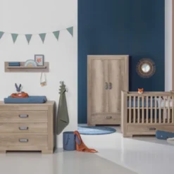 Kidsmill Brent Babybed Met Lade Oldwood 60 x 120 cm
