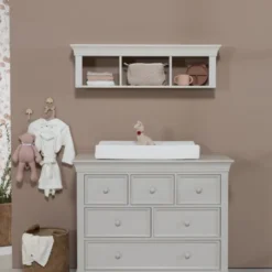 Kidsmill Chateau E4 Babykamer Oatmeal | Ledikant 60 x 120 cm + Commode