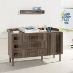 Kidsmill Dai Bladvergroter XL - Incl. Standaard Kuif - Walnoot