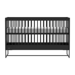 Kidsmill Intense II Babybed Mat Zwart - Zwart - 70 x 140 cm