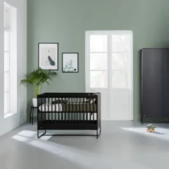 Kidsmill Intense II Babybed Mat Zwart - Zwart - 60 x 120 cm