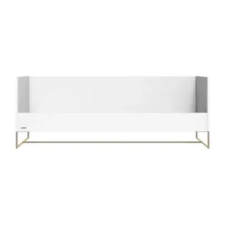 Kidsmill Intense II Bedbank 90 x 200 - Wit / Patinated Brass