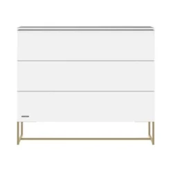 Kidsmill Intense II Commode - Wit / Patinated Brass