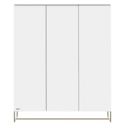 Kidsmill Intense II Kast 3-Deurs - Wit / Patinated Brass