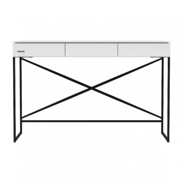 Kidsmill Intense II Kinderkamer Wit / Zwart | Bedbank 90 x 200 cm + Bureau