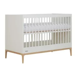Kidsmill Intense II Ledikant - 70 x 140 cm - Wit / Eiken