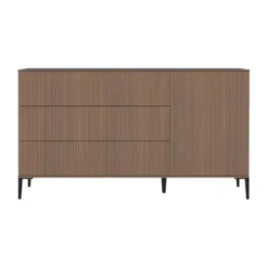 Kidsmill Levi Commode XL - Ronde Poot - Walnoot
