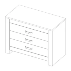 Kidsmill Long Island Commode Wit