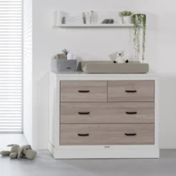 Kidsmill Newport Commode Wit / Eiken