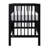 Kidsmill Pure Wood Ledikant Zwart Geborsteld 60 x 120 Cm