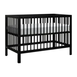 Kidsmill Pure Wood Ledikant Zwart Geborsteld 60 x 120 Cm