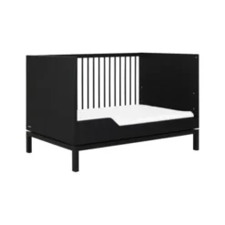 Kidsmill Savi Babybed 70 x 140 cm Met Juniorzijde - Zwart Eiken