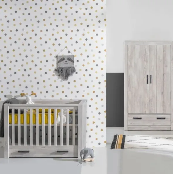 Kidsmill Sem Nautic Babybed Met Lade Grijs 60 x 120 cm