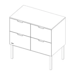 Kidsmill Sepp Commode Wit / Beuken