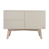 Kidsmill Sixties Commode - Oatmeal / Eiken