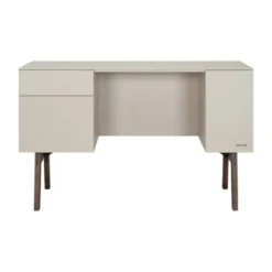 Kidsmill Sixties Kinderkamer Oatmeal / Walnoot | Bed 90 x 200 cm + Bureau