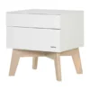 Kidsmill Sixties Nachtkastje Wit Mat / Naturel