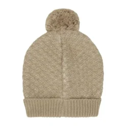 Klein Baby Muts Pompom - maat 50/56 - Filipe Beige