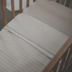 Koeka Amsterdam Wafel Ledikantdeken - Cotton Fleece - Natural