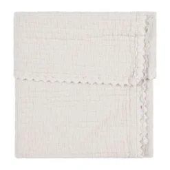 Koeka Elba Ledikantdeken Lace - 100 x 150 cm - Stone