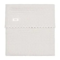 Koeka Elba Wiegdeken Lace - 75 x 100 cm - Stone