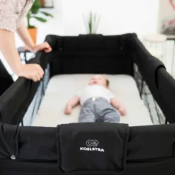 Koelstra Travelsleeper T5 Campingbedje Met Verhoger Zwart