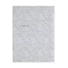 Ledikantlaken Flower - Nordic Blue - 120 x 150 cm